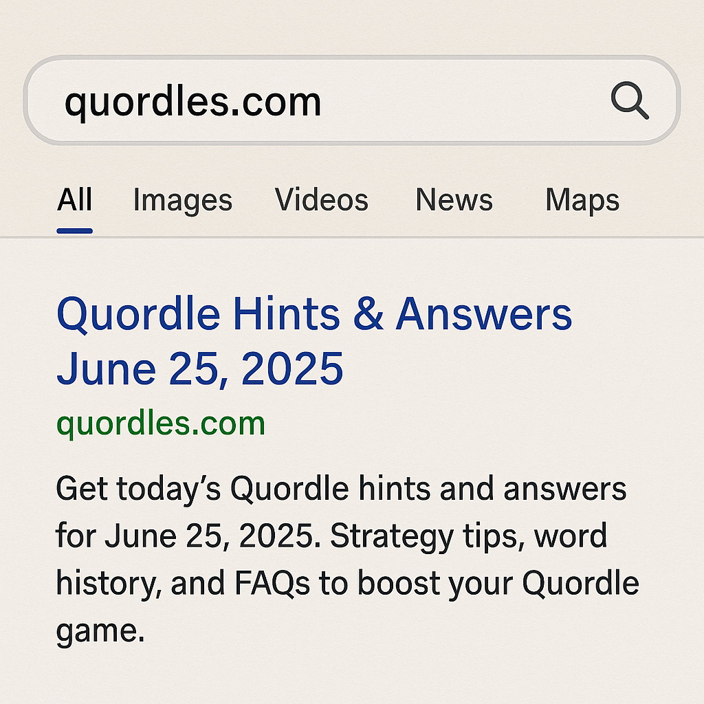 🧩 Quordle Hints & Answers – June 25, 2025 (Game #1248) 3 Quordle hints and answers June 25 2025